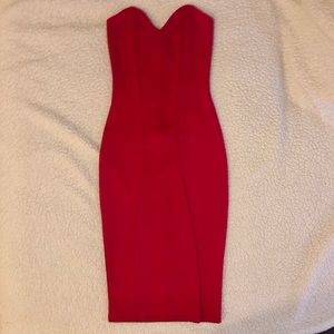 🍎 Missguided sweetheart strapless midi dress 🍎